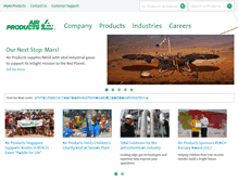 Tablet Screenshot of airproducts.com.sg